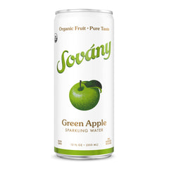 Sovány Sparkling Water, USDA Organic Apple, 24ct