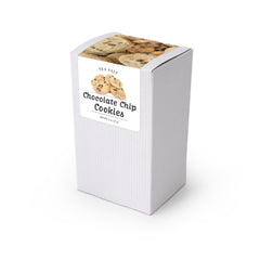 Cookies, Sea Salt Chocolate Chip, 5" White Box 48ct/2oz