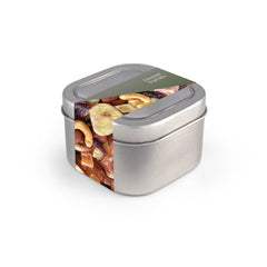 Trail Mix, Gourmet, Tin Square Solid Medium 48ct/4oz