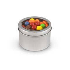 M&M's®, Peanut, Tin Round Window Medium 48ct/6.6oz